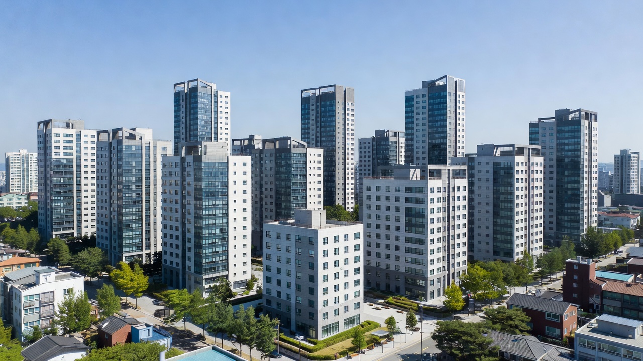 힐스테이트송파더그리드 오피스텔 단지 규모 전경